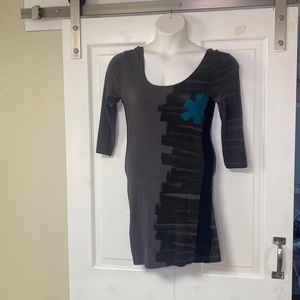 Bodycon Graphic Mini Dress